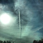 Chemtrails w/ contrast filter Jan 6, 2013 in Richmond, VA